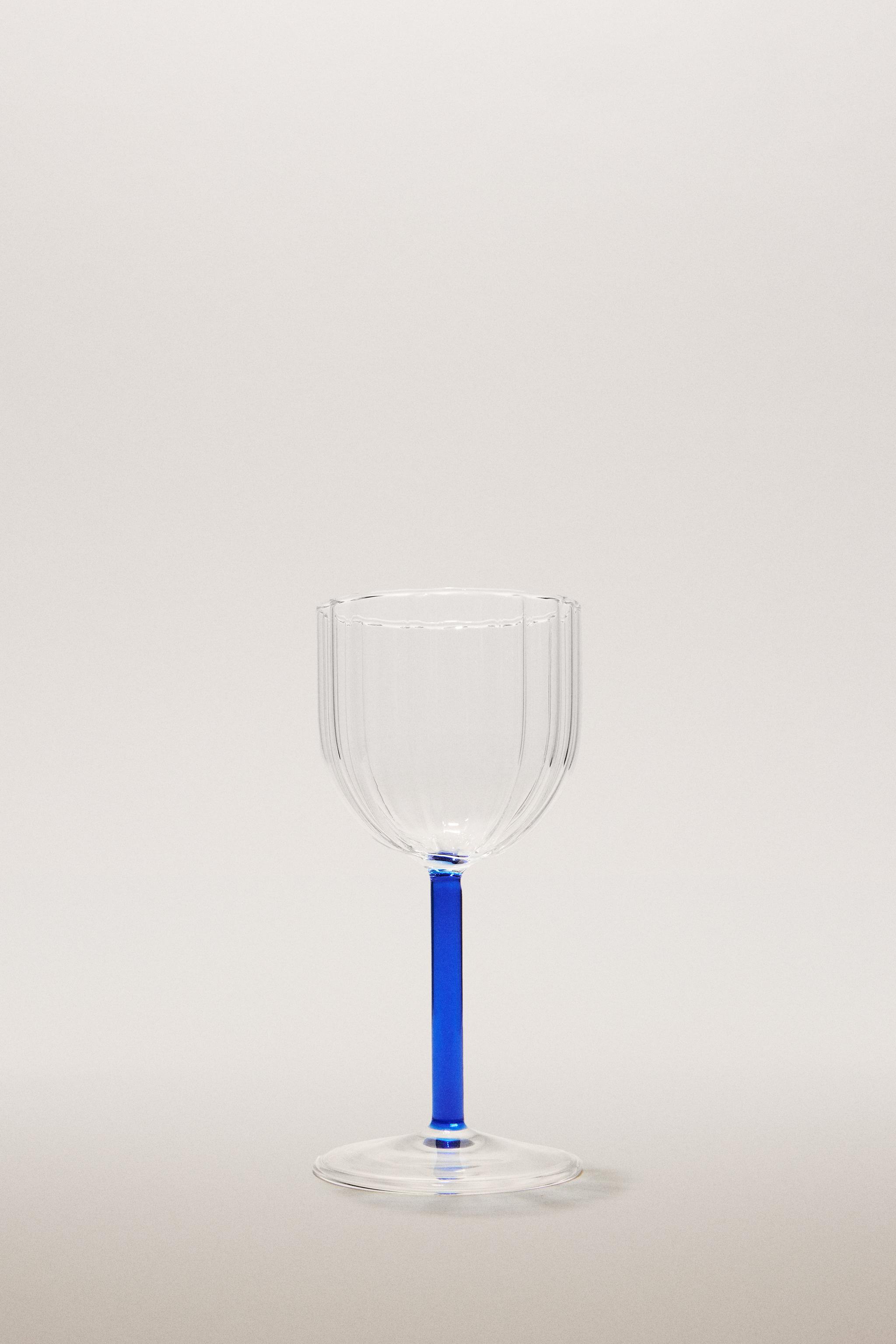 BOROSILICATE GLASS WITH COLOURED STEM